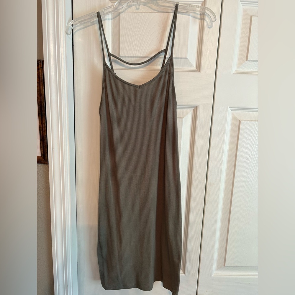 Cotton On Olive Midi Dress Size Small